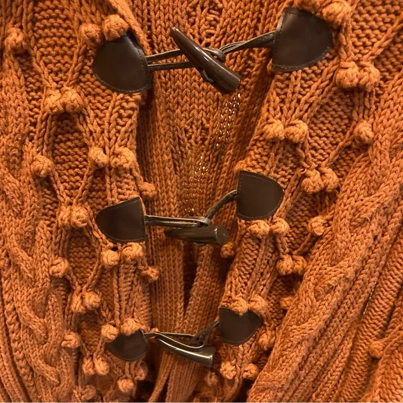 Hooded Knit Neutral Cardigan - Picture 10 of 11